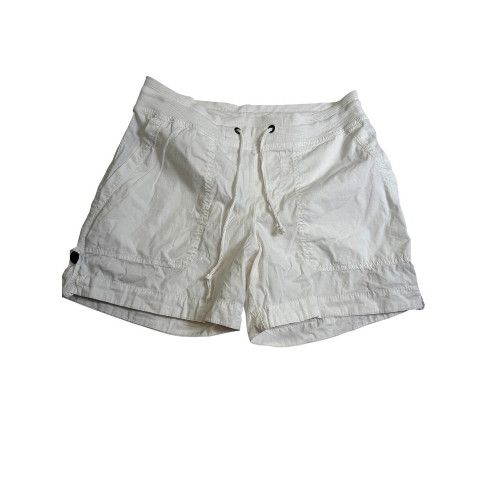 Wearables Cargo Shorts Women XS White Excellent Drawstring Cotton 22420W
